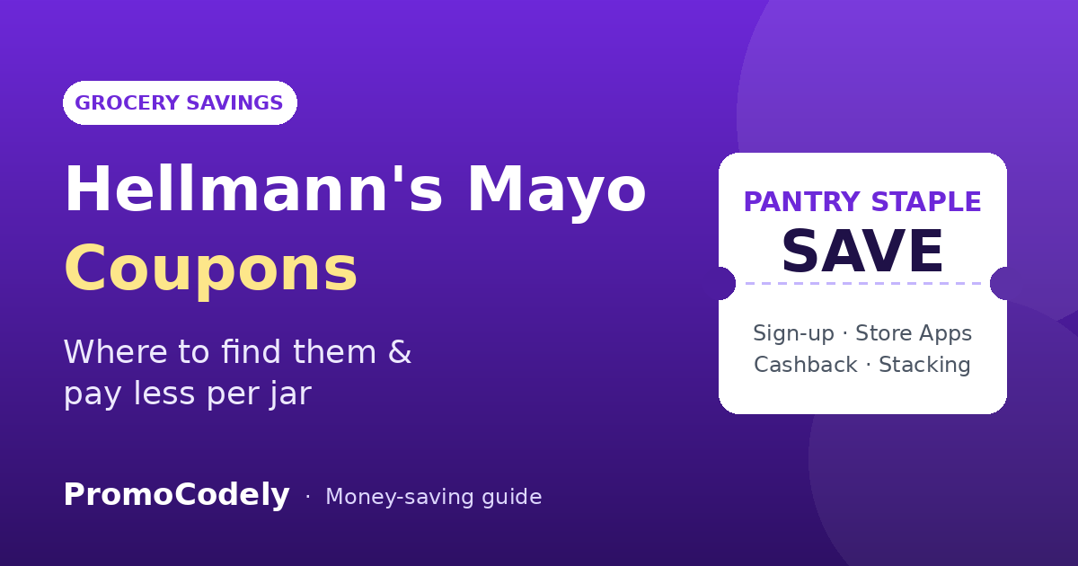 Hellmann's Mayonnaise Coupons: Where to Find Them (2026)