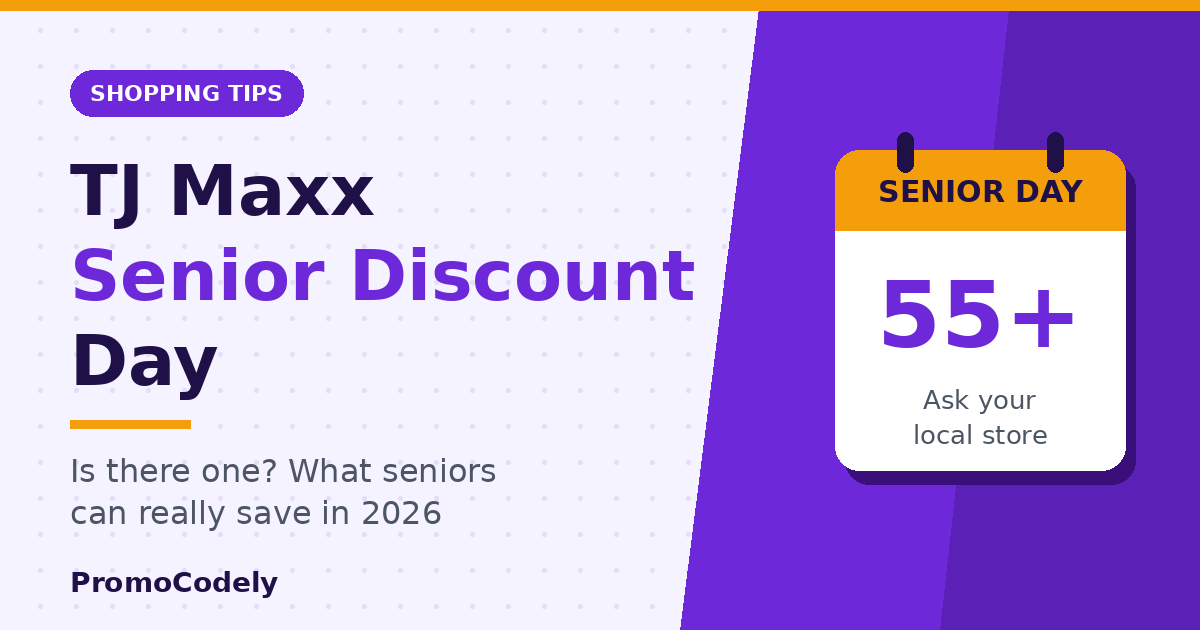TJ Maxx Senior Discount Day: Is There One